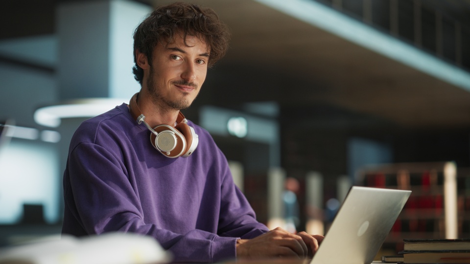 Student in the online bachelor of science business administration