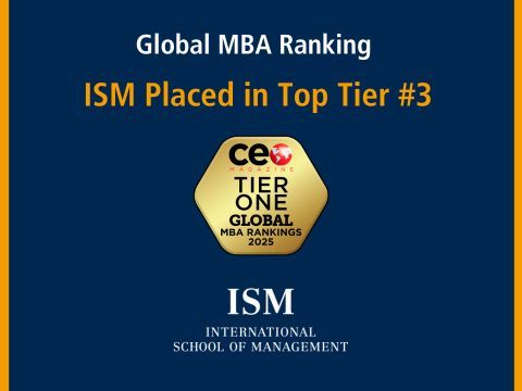 ISM Achieves Top Ranking in Global MBA Rankings